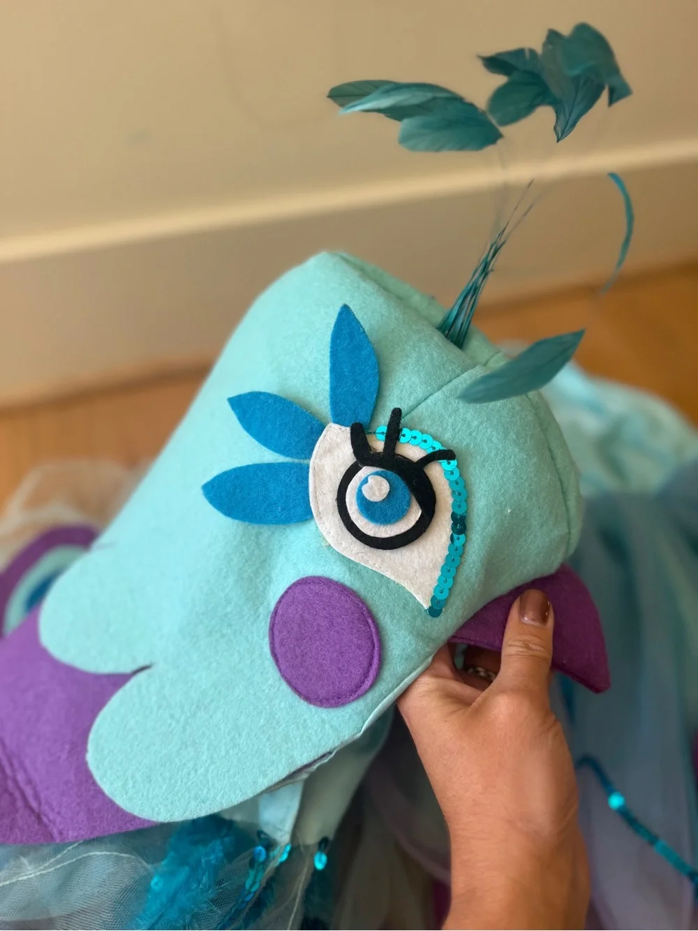 Pottery Bark Kids Peacock Costume set